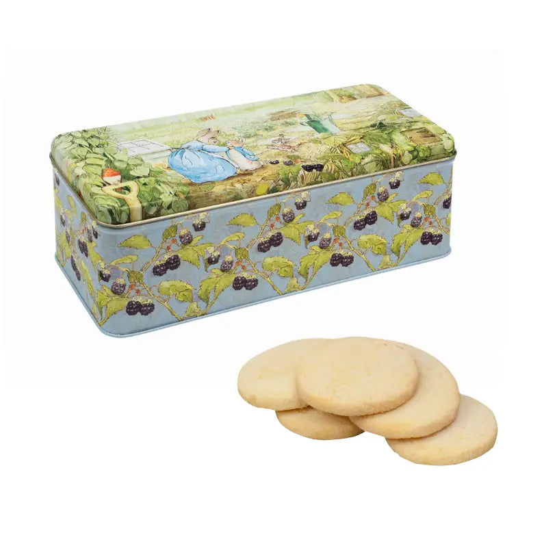 Peter Rabbit tin with shortbread biscuits