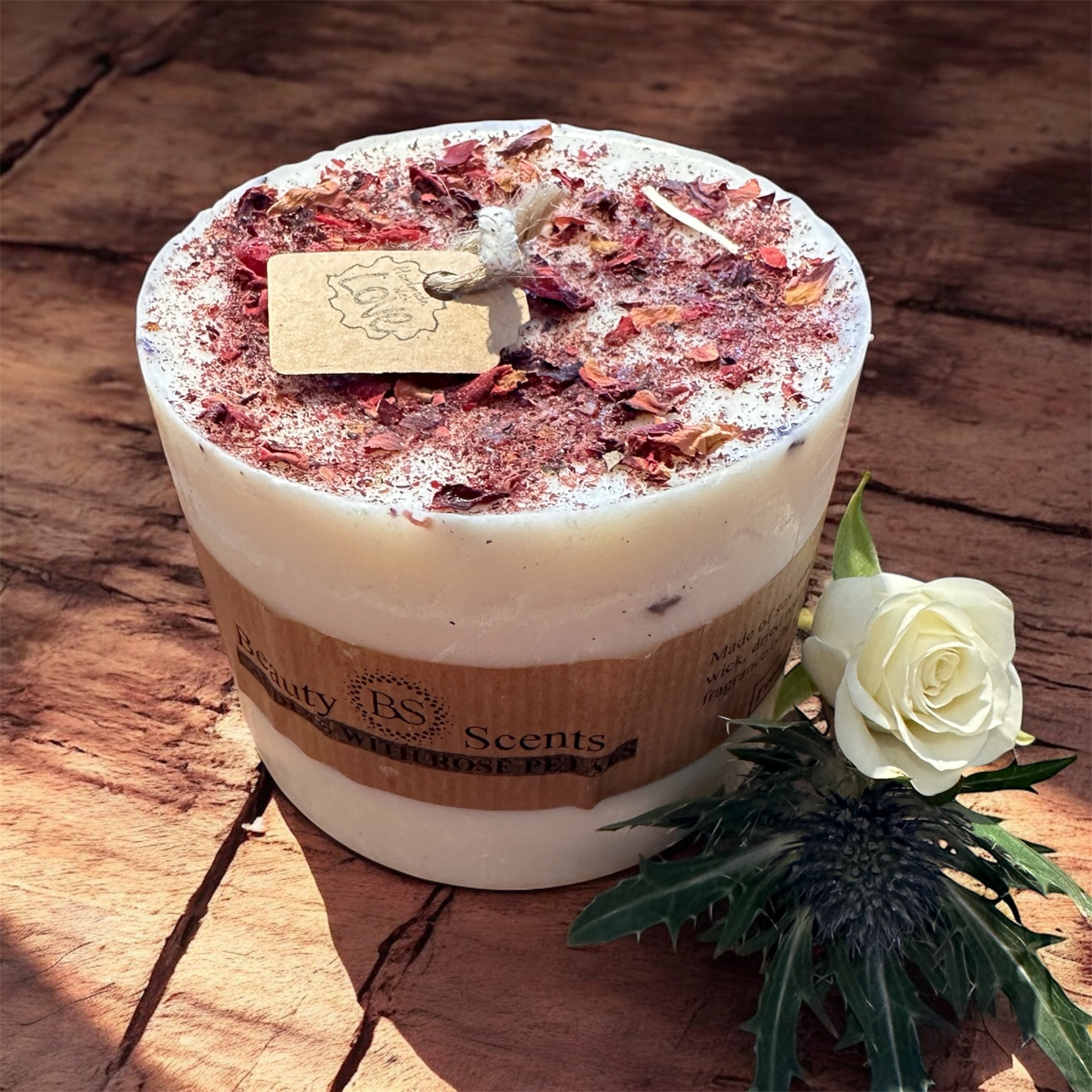 Beauty Scents large round Peony candle