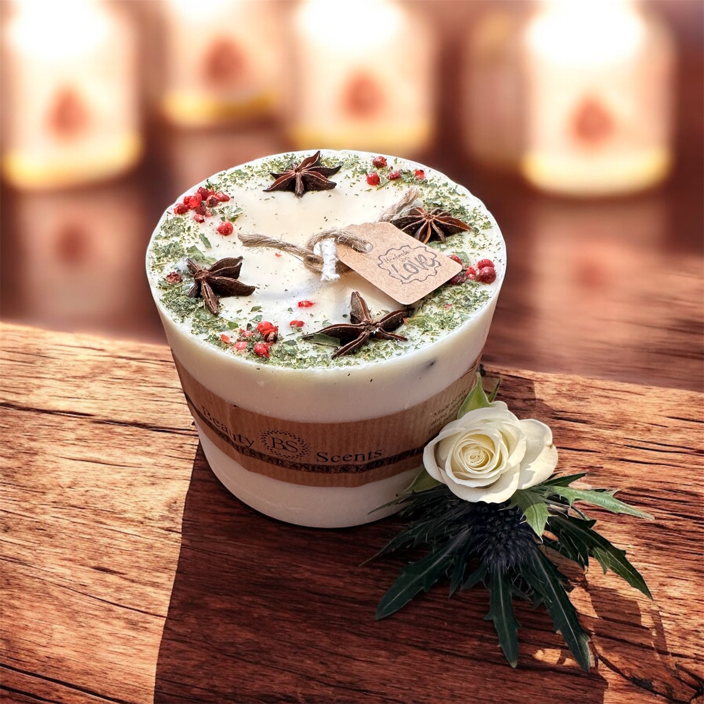 Beauty Scents Large Cinnamon Candle