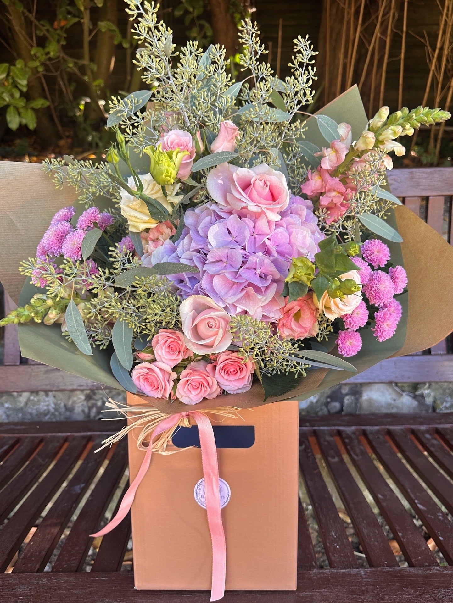 Soft shades of pink